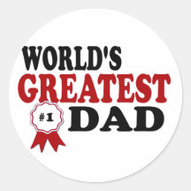 World's Greatest Dad Sticker