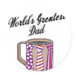World's Greatest Dad stickers