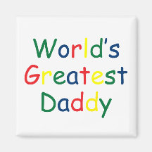 Worlds Greatest Daddy Magnets