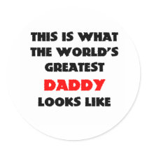 WORLDS GREATEST DADDY stickers
