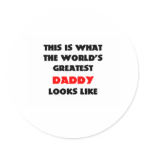 WORLDS GREATEST DADDY stickers