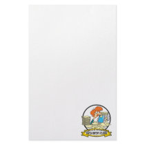 WORLDS GREATEST DATA ENTRY CLERK WOMEN CARTOON STATIONERY DESIGN