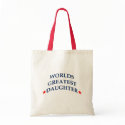 Worlds Greatest Daughter bags