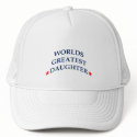 Worlds Greatest Daughter hats