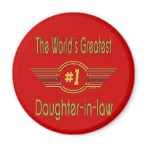 World's Greatest Daughter-in-law magnets