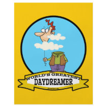 WORLDS GREATEST DAYDREAMER CARTOON PERSONALIZED FLYER