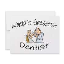 Worlds Greatest Dentist Open Wide Personalized Invite