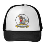 WORLDS GREATEST DIAPER CHANGER DAD CARTOON MESH HAT