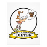 WORLDS GREATEST DIETER FEMALE CARTOON INVITES