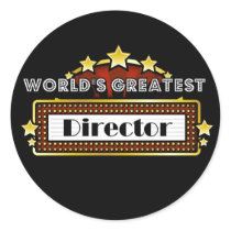 World's Greatest Director stickers by greatestjobsgifts World's Greatest Director stickers