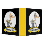 WORLDS GREATEST DIRTY OLD MAN CARTOON VINYL BINDER