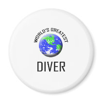 World's Greatest Diver magnets by jobshirt World's Greatest Diver magnets