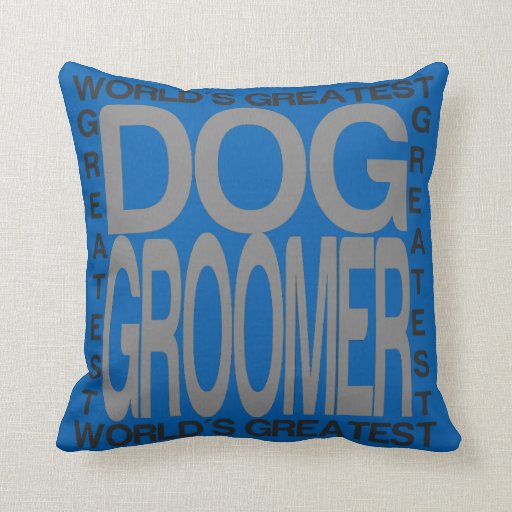 dog grooming pillow