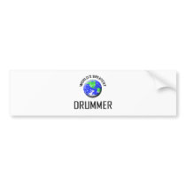 World's Greatest Drummer bumper stickers by jobshirt World's Greatest Drummer bumper stickers