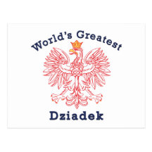 World's Greatest Dziadek Eagle Post Cards