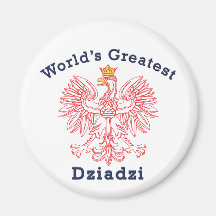 World's Greatest Dziadzi Eagle Fridge Magnets