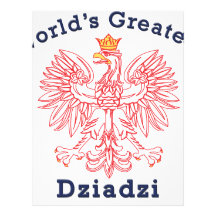World's Greatest Dziadzi Eagle Letterhead Template