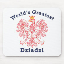 World's Greatest Dziadzi Eagle Mouse Pad