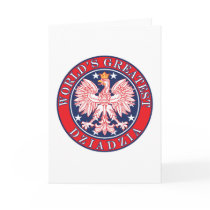 World's Greatest Dziadzia Greeting Card