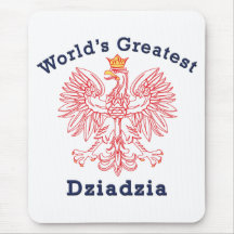 World's Greatest Dziadzia Eagle Mouse Mats