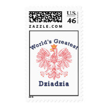 World's Greatest Dziadzia Eagle Stamps