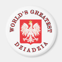 World's Greatest Dziadzia Fridge Magnets