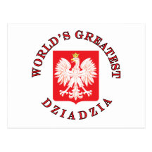 World's Greatest Dziadzia Postcard