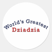 World's Greatest Dziadzia Sticker