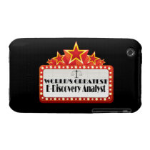 World's Greatest E-Discovery Analyst Iphone 3 Case-mate Cases