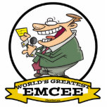 WORLDS GREATEST EMCEE MEN CARTOON CUT OUTS