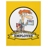 WORLDS GREATEST EMPLOYEE MEN CARTOON PERSONALIZED FLYER