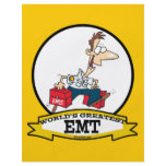 WORLDS GREATEST EMT MEN CARTOON CUSTOM FLYER