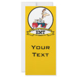 WORLDS GREATEST EMT MEN CARTOON CUSTOMIZED RACK CARD