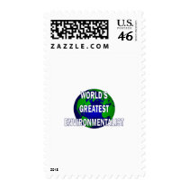 World's Greatest Environmentalist postage by bartstshirts World's Greatest Environmentalist postage