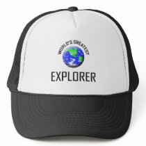 World's Greatest Explorer hats by jobshirt World's Greatest Explorer hats