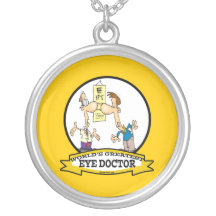 WORLDS GREATEST EYE DOCTOR MEN CARTOON CUSTOM JEWELRY