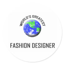 World's Greatest Fashion Designer stickers