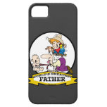 WORLDS GREATEST FATHER MEN CARTOON iPhone 5 COVERS