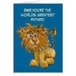 Worlds Greatest Fathers Day Card cards