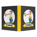 WORLDS GREATEST FIBBER MEN CARTOON 3 RING BINDER