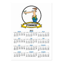 WORLDS GREATEST FIBBER MEN CARTOON BUSINESS CARDS