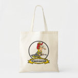 WORLDS GREATEST FIREFIGHTER MEN CARTOON CANVAS BAG