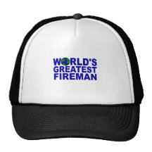 World's Greatest Fireman Mesh Hats
