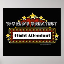 World's Greatest Flight Attendant Print