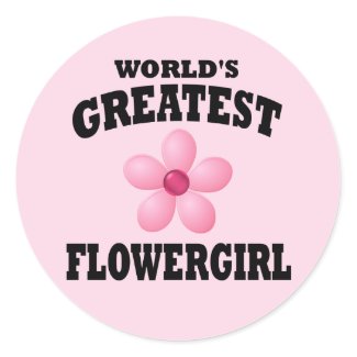 World's Greatest Flowergirl sticker