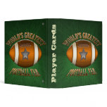 World's Greatest Football Fan Player Cards Binder