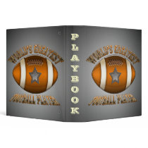 World's Greatest Football Player Playbook Binder by tjssportsmania World's Greatest Football Player Playbook Binder