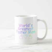 Worlds Greatest Foster Mom (Pastel) Mug