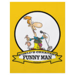 WORLDS GREATEST FUNNY MAN CARTOON flyers