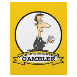 WORLDS GREATEST GAMBLER MEN CARTOON flyers